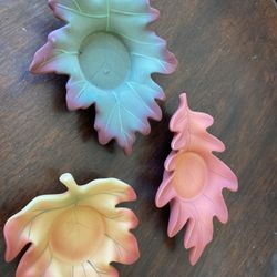 Partylite  Fall Leaves Tealight Holders