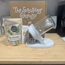 The Sprouting Company Sprouting Jar Kit w/ Broccoli Seeds
