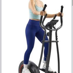 Sunny Health & Fitness 2-in-1 Smart Upright Elliptical 