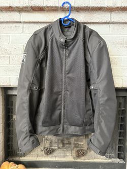 Black Men’s XXL Vented Motorcycle Jacket