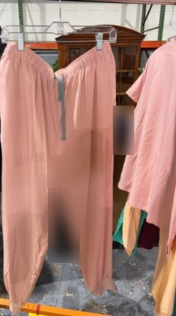 Women's Scrub Pants Pink Size XXL