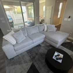 Comfortable Light Grey couch