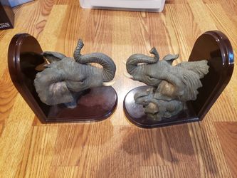 Elephant Bookends
