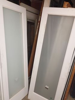 28x80 frozen glass slab only no frame 6 available now