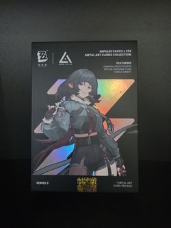 Zenless Zone Zero Officer Cui SILVER Metal Art Card