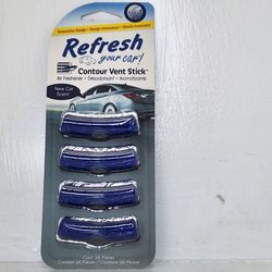 Refresh Your Car! New Car Scent Contour Vent Stick  Air Freshener