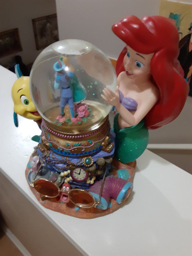 Disney Globe Little Mermaid Working Condition Early 2000s $200 Or Best Offer