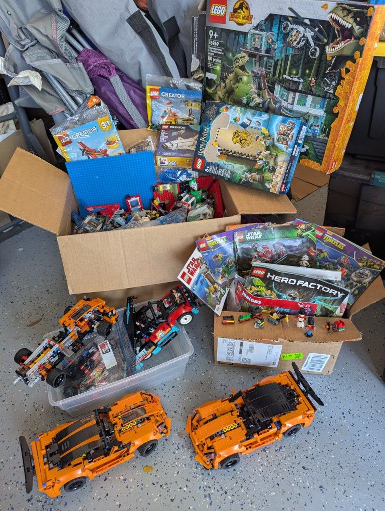 Over 43 Lbs Legos and Manuals