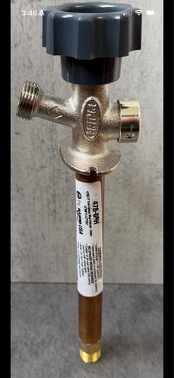 Prier Products 1/2" x 8" Brass MPT x SWT Half-Turn Frost Free Sillcock Valve