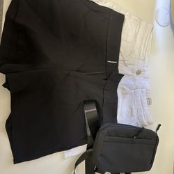 Two Shorts Size M & Shoulder Bag * NEW*