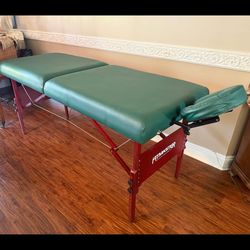 Massage table