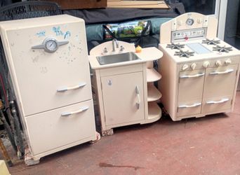Kitchen Play Set Kids 3 Pieces