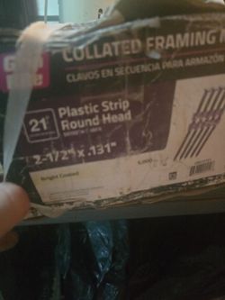 Collated Framing Nails 21° Plastic Strip Round Head