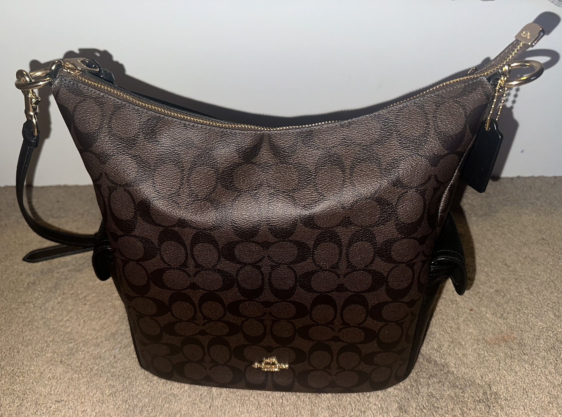 Coach Canvas Shoulder Handbag