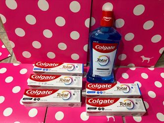 COLGATE TOTAL & MOUTHWASH BUNDLE.