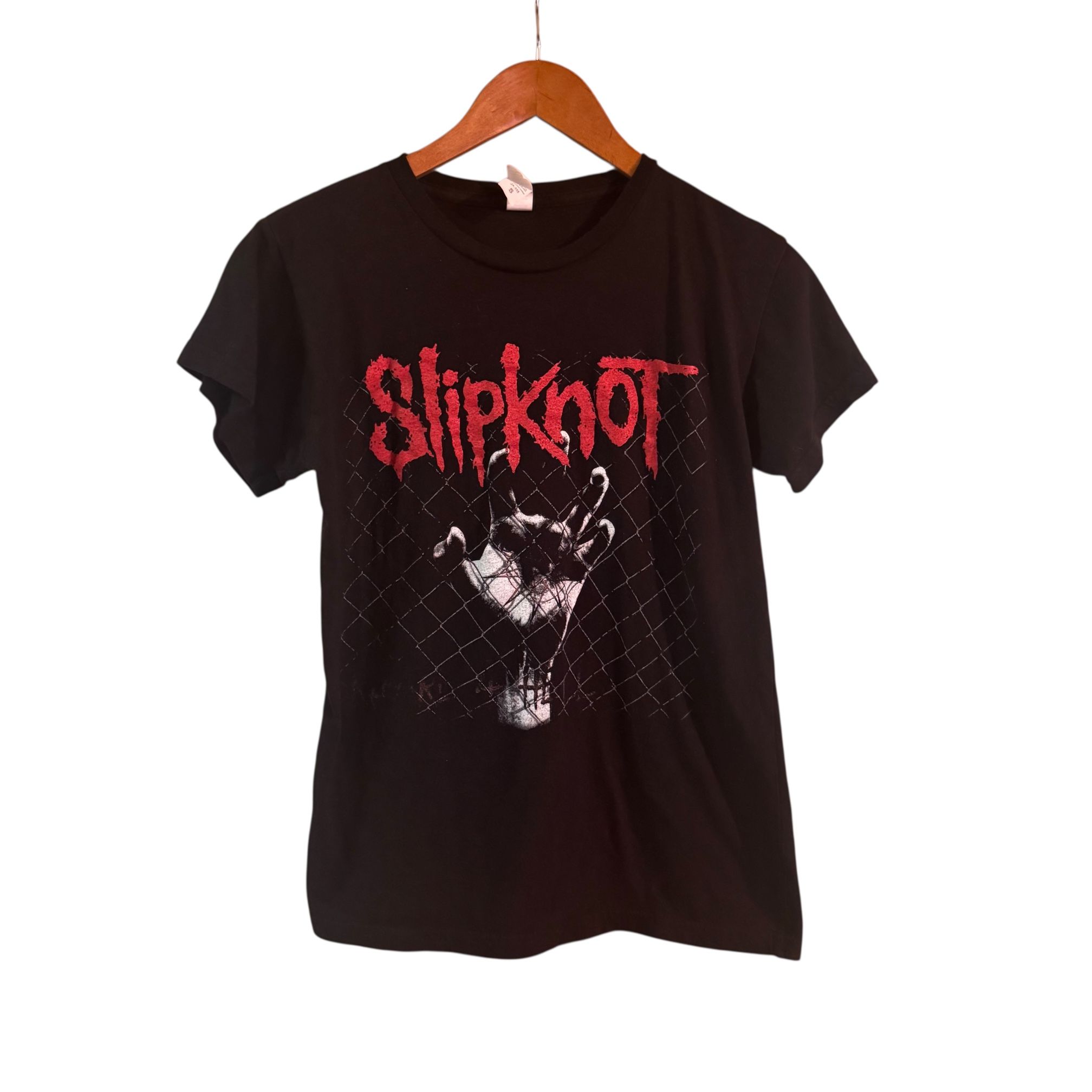 JUST APPAREL CO. | Slipknot Men’s Black Graphic Tee Shirt Black Red Shirt | Size Small