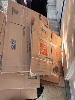 FREE moving boxes and packing paper