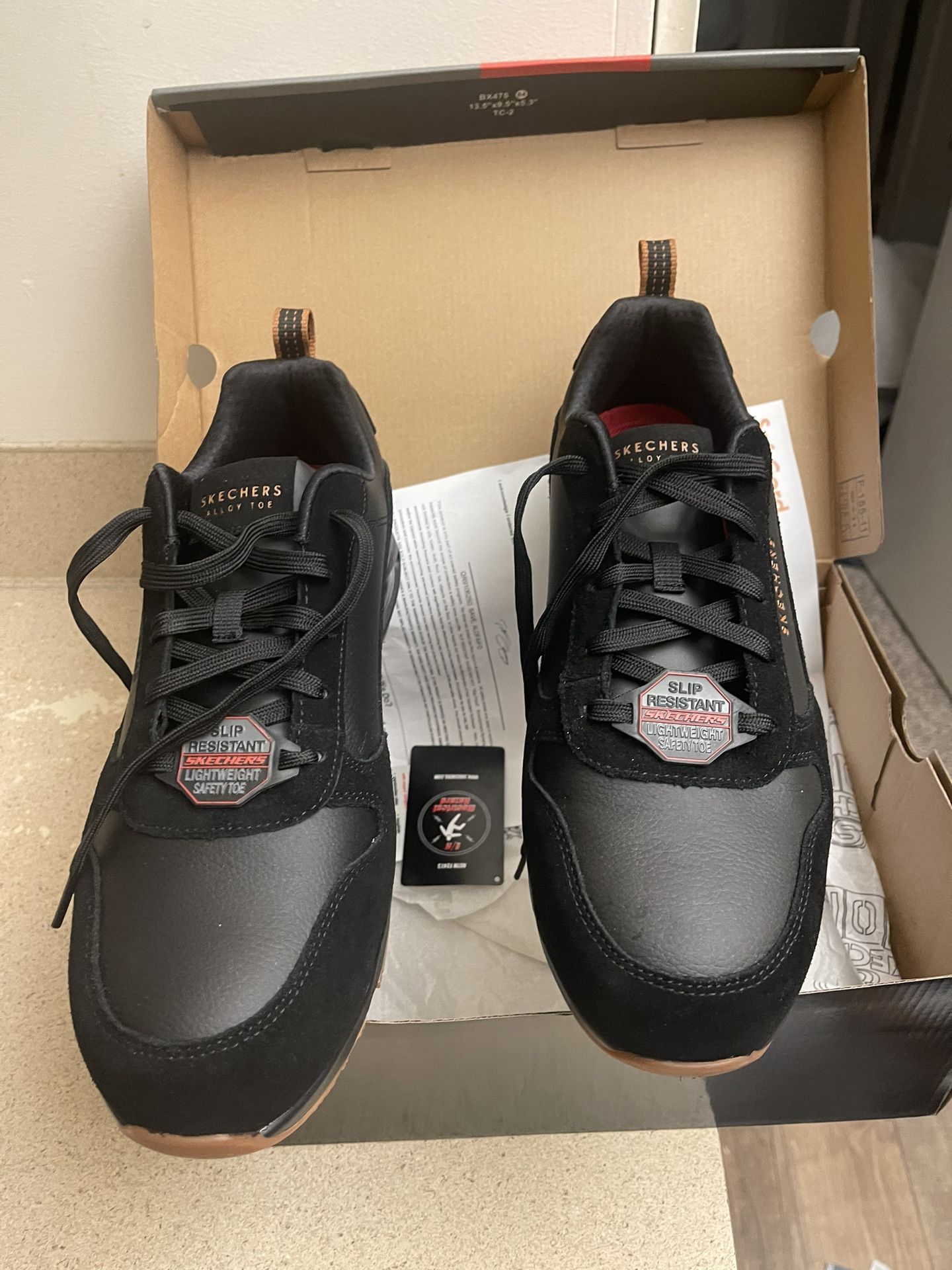 Men Shoes Sketchers New Steel Toe