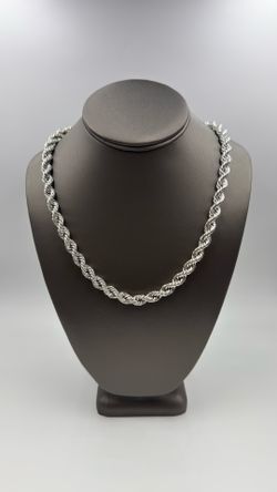 925 SILVER 26” ROPE LINK CHAIN 135GR