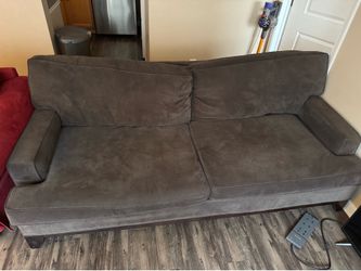 Brown 3-Seat Couch/Sofa – Good Condition