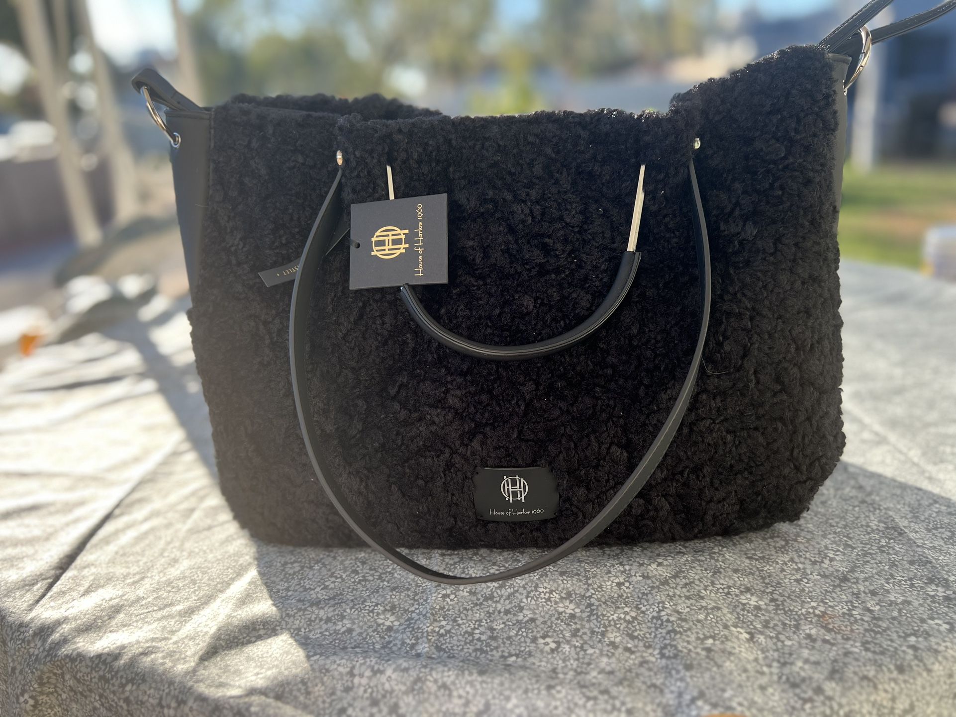 House of Harlow NWT Cream Sherpa Bag MSRP $166 House of Harlow Small Bags & Handbags for Women for sale | eBay main image 2