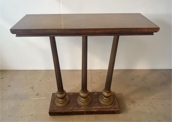 Hollywood Regency Hall Entry Table - 28x10x30”