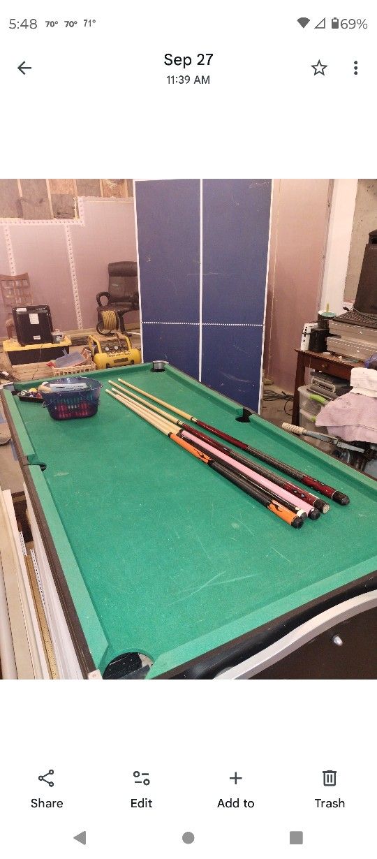 Pool/Air Hockey/ Ping Pong Table