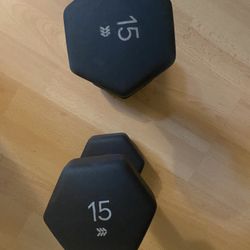 Set of (2x15lbs) Dumbbells 