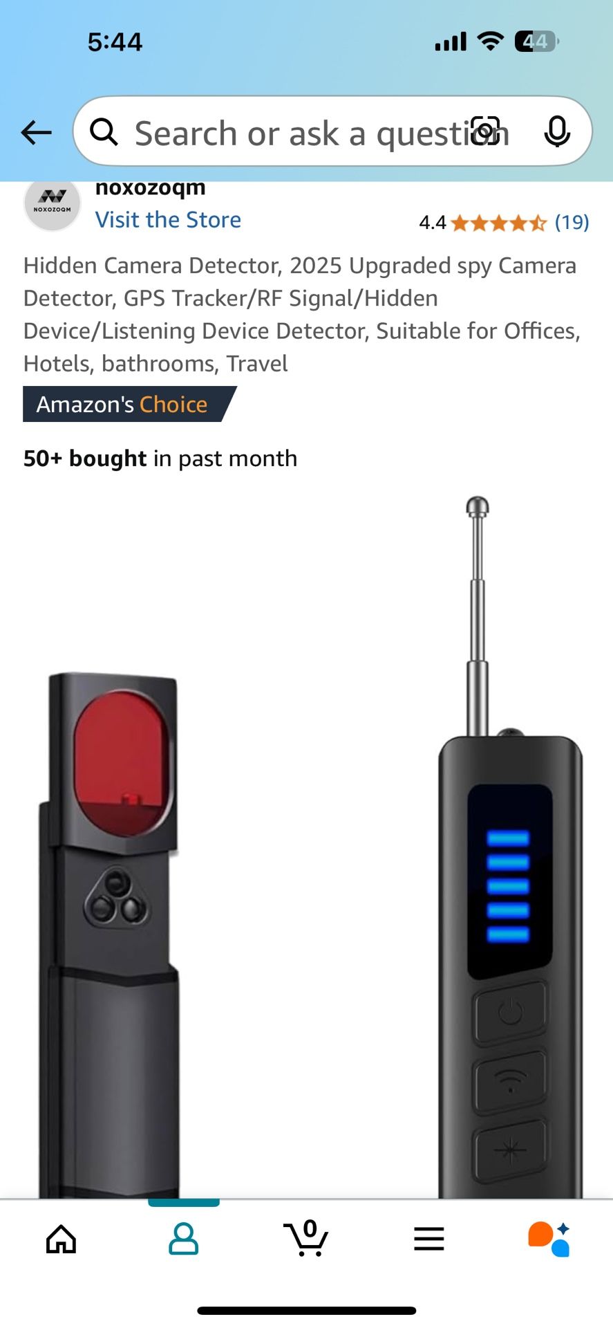 Camera detector