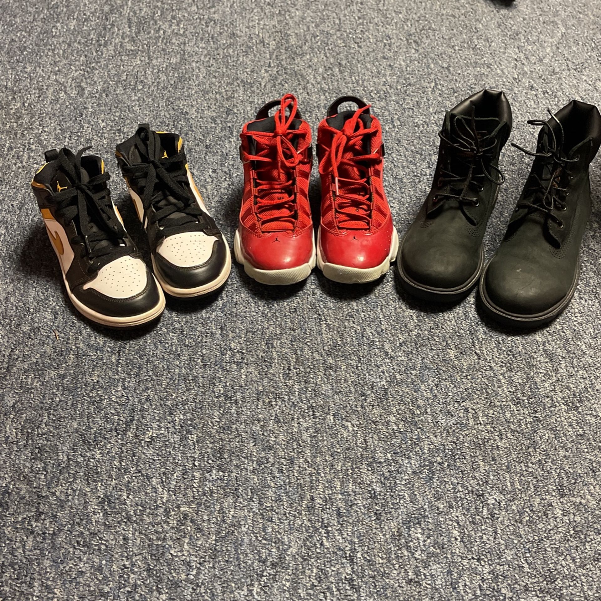 1 Jordan 1 Nine 1 Timberland Size 1 Kids