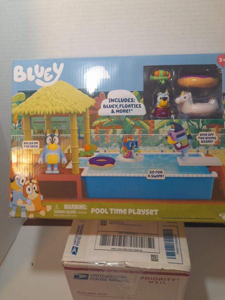 New Bluey Pool Party Time Set.