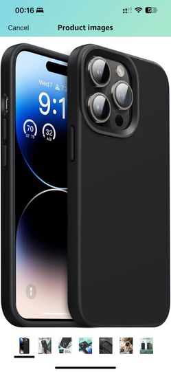 OuXul Designed for iPhone 14 Pro Max Case,Shockproof Liquid Silicone Protective Phone Case with Soft Anti-Scratch Microfiber Lining Ultra Slim Drop Pr