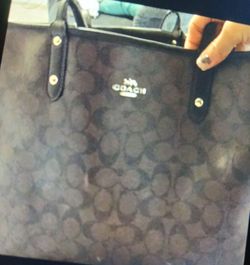 Coach city tote bag