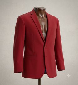 Vitto Italy Premium Red Stretch Blazer
