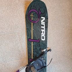 Vintage NITRO Diablo Snowboard 176cm ROCKET