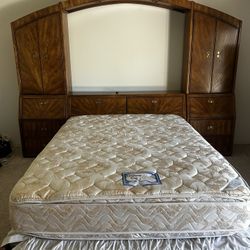 Queen Size Bed - Headboard And Frame