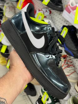 NIKE AIR FORCE 1 LOW BLACK WHITE USED SIZE 11.5 WITH BOX