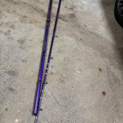   Nitro  Ulua Pole Heavy Blue And Purple 190 Each Or Trade For Torium, Newell, Trinidad