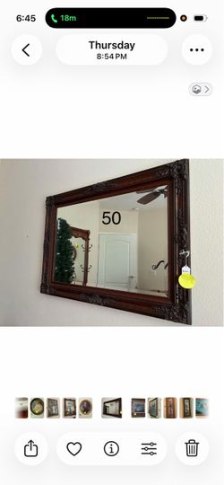 Large vintage mirror