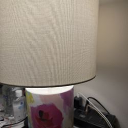 Floral Lamp - Great Condition 