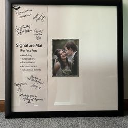 Framed Wedding Signature Mat