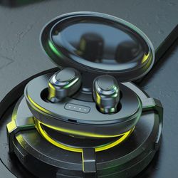 Stereo Sound Wireless Bluetooth Earbuds with Charging Case & Mics