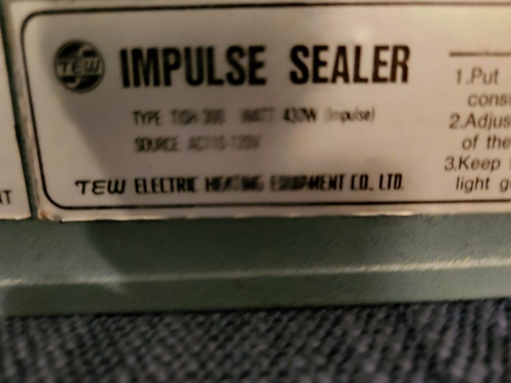 TEW IMPULSE SEALER