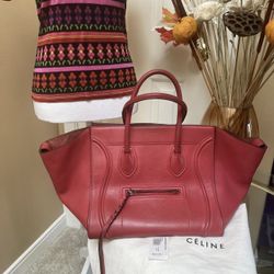 Celine phantom handbag in Red $2450 
