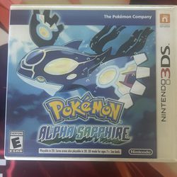 Pokemon Alpha Sapphire Complete Nintendo 3Ds