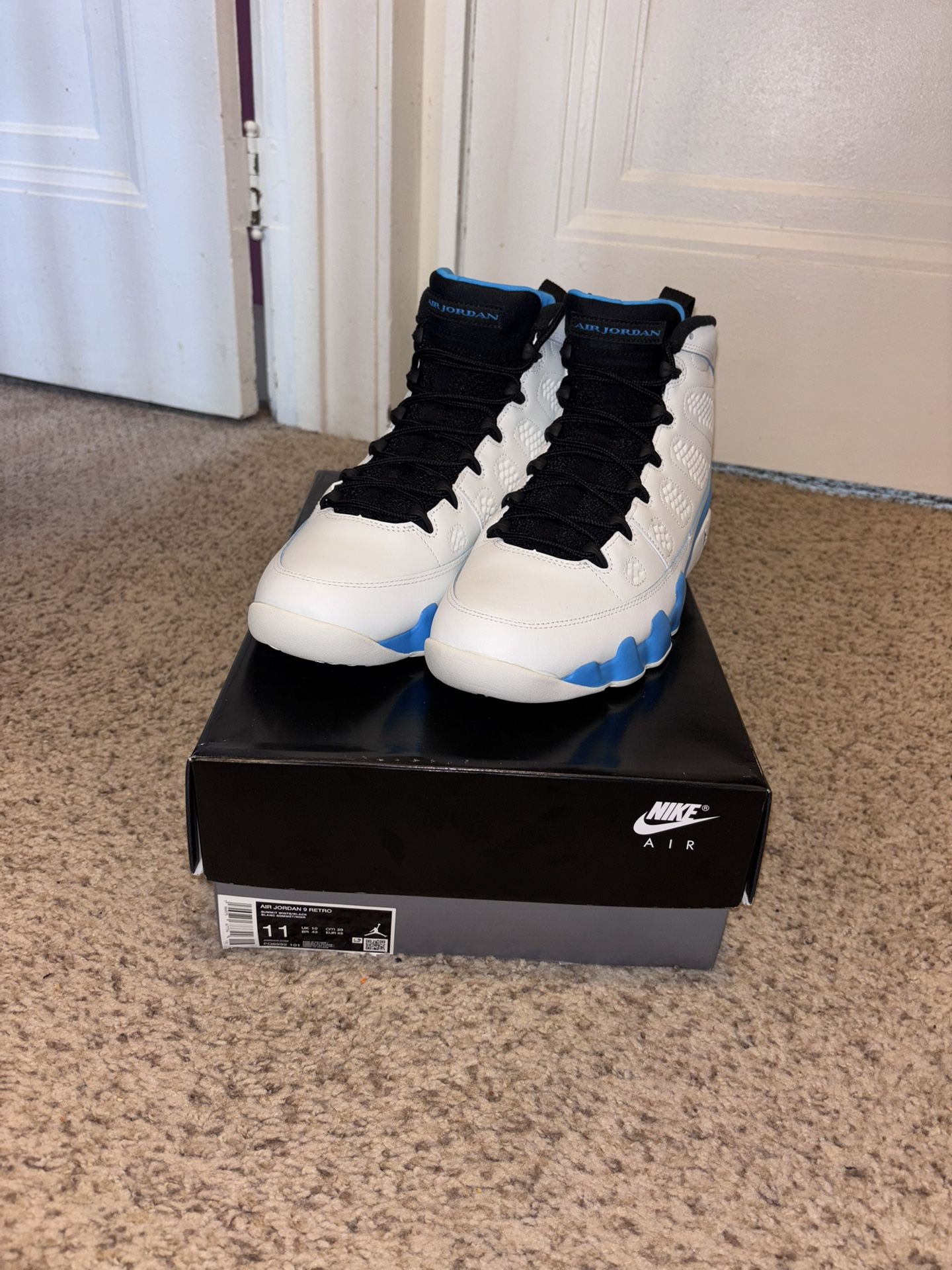 Jordan 9 Powder Blue
