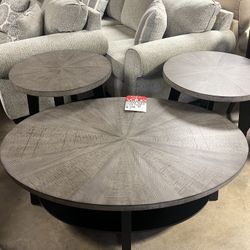 1 Coffee Table 2 End Tables $399.95 