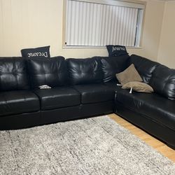 Sectional Leather Couch 