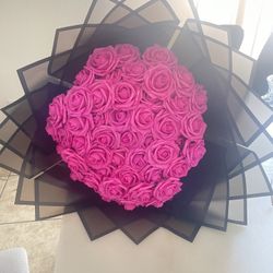 Faux Rose Bouquet 