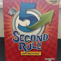 Board Game - 5 Second Rule 
